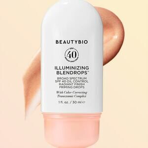 BeautyBio Bronzing Blendrops SPF 40 Oil Control 1 fl oz Exp 5/26 Sealed